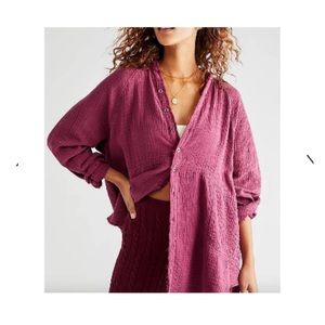 We The Free Purple Tunic Top